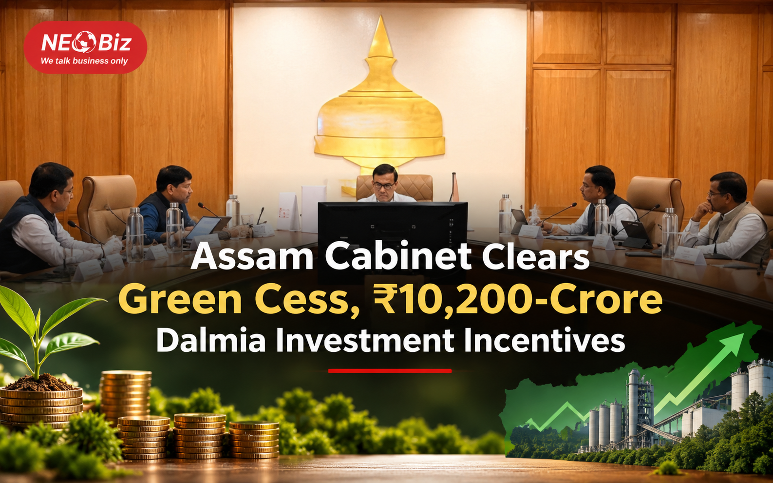 Assam Cabinet Clears Green  Cess, ₹10,200-Crore Dalmia Investment Incentives